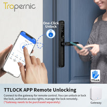 [Google Home] TTLOCK Smart Door Lock with Doorbell APP Remote Unlock Waterproof Sliding Door Lock Fingerprint Digital Lock Amazon Alexa