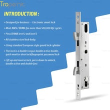 50/72/85 Series Wooden/Metal/Hotel/Glass Fingerprint Combination Electronic Induction Universal Mortise Door Lock