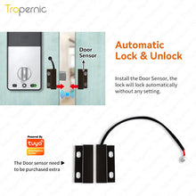 Tuya Smart Door Lock WiFi Remote Unlock Digital Password IC Card Biometric Fingerprint Unlock Fully Automatic Electric Deadbolt