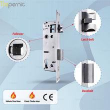 50/72/85 Series Wooden/Metal/Hotel/Glass Fingerprint Combination Electronic Induction Universal Mortise Door Lock