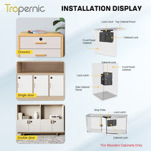 TTLOCK Smart Cabinet Lock with App Management, RFID IC Card Unlock, Keyless Hidden Drawer Lock, Bluetooth Unlock