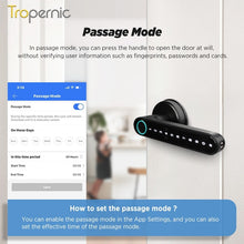 [No Drilling] 5 In 1 TTLOCK Digital Door Lock APP Remote Unlock Anti Theft Fingerprint Handle Password Smart Lock 60/70MM Single Latch For Bedroom Home Hotel