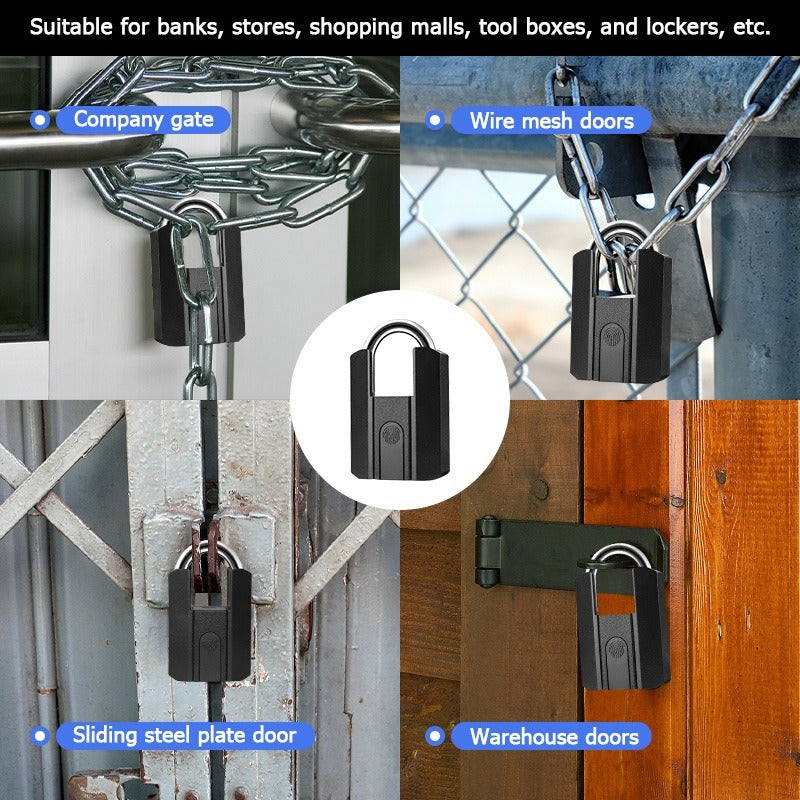 TTLOCK Smart Padlock IP67 Waterproof Fingerprint Padlock APP Remote Unlock USB Rechargeable Portable Outdoor Mini Anti-Theft Padlock With Key