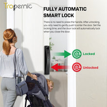 6 In 1 Tuya Smart Door Lock 3D Face Recognition Video Intercom Fully Auto Lock Pintu Rumah with Mechanical Deadlock APP Remote Unlock for Main Door