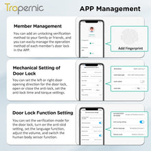 [Video Surveillance] Tuya Smart Door Lock 3D Face Palmprint Unlock Fully Automatic Digital Door Lock APP User Management Remote Unlock Fingerprint Tombol Pintu Rumah for Wooden Door