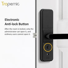 Tuya Smart Lock With Security Camera App Remote Unlock 5 In 1 Digital Lock With Doorbell For Home Fingerprint Password IC Card Key Unlock