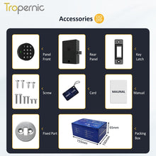 [Public Mode] 2 In 1 Smart Drawer Lock Password Cabinet Lock with IC Card Keyless Universal Cabinet Lock for Home Hotel Sauna Room