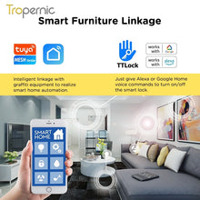 [APP Management] Tuya/TTLOCK Bluetooth Key Safe Box Outdoor Waterproof Wall Mounted Safety Box APP Remote Unlock Fingerprint Password Anti Theft Strongbox for Home