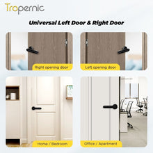 [No Drilling] 5 In 1 TTLOCK Digital Door Lock APP Remote Unlock Anti Theft Fingerprint Handle Password Smart Lock 60/70MM Single Latch For Bedroom Home Hotel