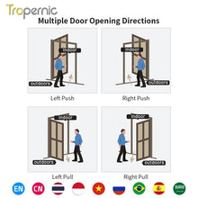 5 In 1 Tuya WiFi Smart Door Lock with Doorbell APP Remote Unlock Fingerprint Digital Lock Tombol Pintu Bilik Password Electronic Lock for Home Wooden Door