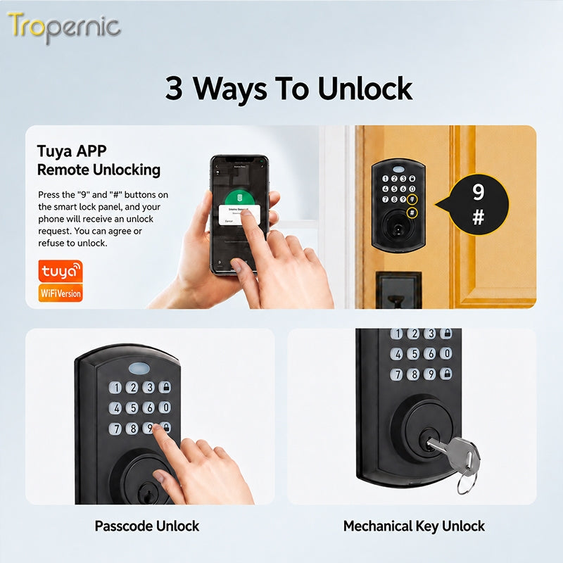 Tropernic A01 Tuya WiFi Smart Lock