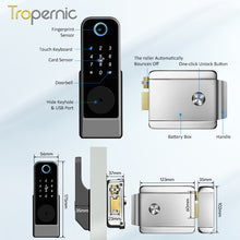 Tropernic GT01-2 Tuya WiFi Smart Rim Lock