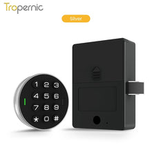 [Public Mode] 2 In 1 Smart Drawer Lock Password Cabinet Lock with IC Card Keyless Universal Cabinet Lock for Home Hotel Sauna Room