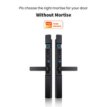 [Grill Door Smart Lock] Tuya Smart Door Lock Double Sided System Waterproof Digital Lock for Grill Door 5 In 1 Digital Lock with Doorbell Function for Sliding Door
