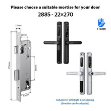 [Google Home] TTLOCK Smart Door Lock with Doorbell APP Remote Unlock Waterproof Sliding Door Lock Fingerprint Digital Lock Amazon Alexa