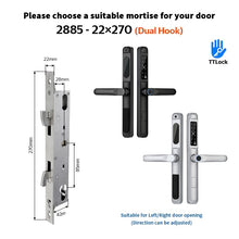 [Google Home] TTLOCK Smart Door Lock with Doorbell APP Remote Unlock Waterproof Sliding Door Lock Fingerprint Digital Lock Amazon Alexa