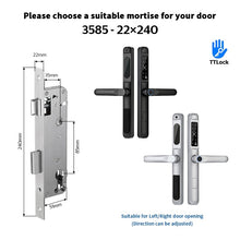 [Google Home] TTLOCK Smart Door Lock with Doorbell APP Remote Unlock Waterproof Sliding Door Lock Fingerprint Digital Lock Amazon Alexa