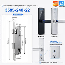 5 In 1 Tuya WiFi Smart Door Lock with Doorbell APP Remote Unlock Fingerprint Digital Lock Tombol Pintu Bilik Password Electronic Lock for Home Wooden Door