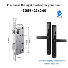 [Grill Door Lock] TTLOCK Double Sided Smart lock Waterproof Double Side System Digital Lock with Doorbell Bluetooth Smart Grill Door Lock
