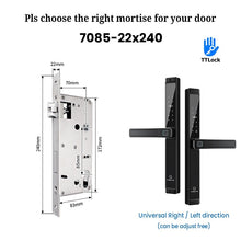 [Grill Door Lock] TTLOCK Double Sided Smart lock Waterproof Double Side System Digital Lock with Doorbell Bluetooth Smart Grill Door Lock
