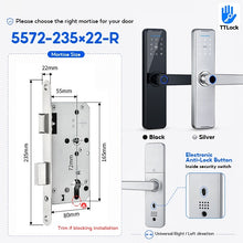 [Ready Stock] 5 In 1 TTLOCK Smart Door Lock Fingerprint Lock Pintu Rumah APP Remote Unlock Password Digital Lock for Woodern Door APP Management Google Home Amazon Alexa