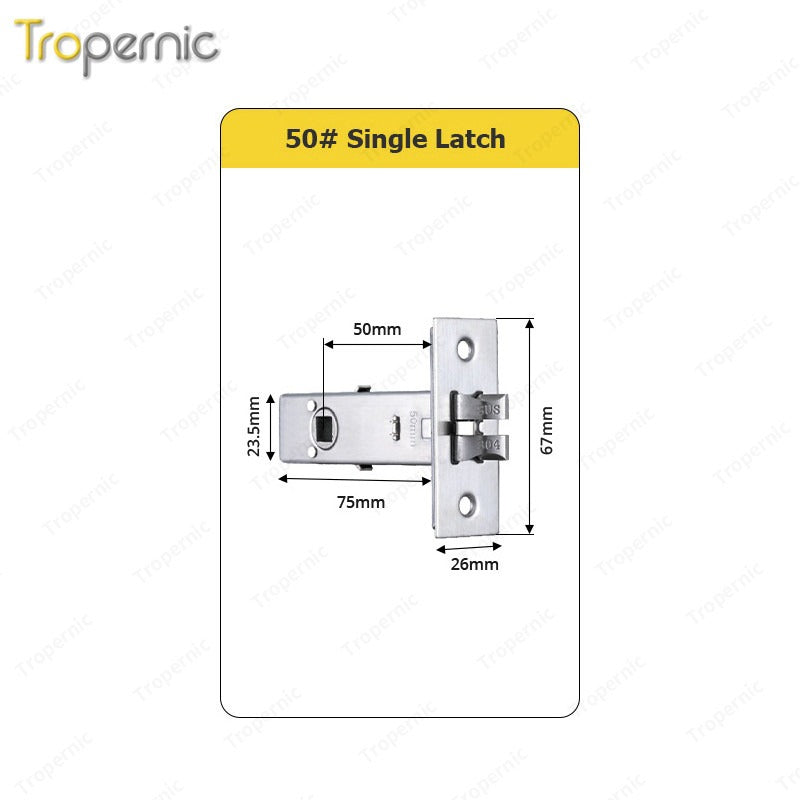 50/72/85 Series Wooden/Metal/Hotel/Glass Fingerprint Combination Electronic Induction Universal Mortise Door Lock