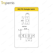 50/72/85 Series Wooden/Metal/Hotel/Glass Fingerprint Combination Electronic Induction Universal Mortise Door Lock