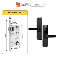 Tuya Smart Lock With Security Camera App Remote Unlock 5 In 1 Digital Lock With Doorbell For Home Fingerprint Password IC Card Key Unlock