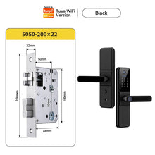 Tuya Smart Lock With Security Camera App Remote Unlock 5 In 1 Digital Lock With Doorbell For Home Fingerprint Password IC Card Key Unlock