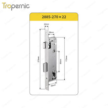 50/72/85 Series Wooden/Metal/Hotel/Glass Fingerprint Combination Electronic Induction Universal Mortise Door Lock