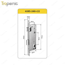 50/72/85 Series Wooden/Metal/Hotel/Glass Fingerprint Combination Electronic Induction Universal Mortise Door Lock