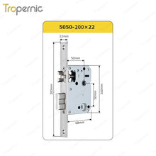 50/72/85 Series Wooden/Metal/Hotel/Glass Fingerprint Combination Electronic Induction Universal Mortise Door Lock