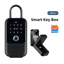 [APP Management] Tuya/TTLOCK Bluetooth Key Safe Box Outdoor Waterproof Wall Mounted Safety Box APP Remote Unlock Fingerprint Password Anti Theft Strongbox for Home