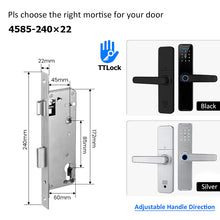 [Ready Stock] 5 In 1 TTLOCK Smart Door Lock Fingerprint Lock Pintu Rumah APP Remote Unlock Password Digital Lock for Woodern Door APP Management Google Home Amazon Alexa