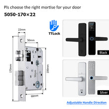 [Ready Stock] 5 In 1 TTLOCK Smart Door Lock Fingerprint Lock Pintu Rumah APP Remote Unlock Password Digital Lock for Woodern Door APP Management Google Home Amazon Alexa