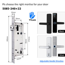 [Ready Stock] 5 In 1 TTLOCK Smart Door Lock Fingerprint Lock Pintu Rumah APP Remote Unlock Password Digital Lock for Woodern Door APP Management Google Home Amazon Alexa