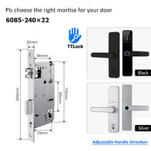 [Ready Stock] 5 In 1 TTLOCK Smart Door Lock Fingerprint Lock Pintu Rumah APP Remote Unlock Password Digital Lock for Woodern Door APP Management Google Home Amazon Alexa