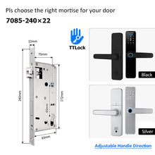 [Ready Stock] 5 In 1 TTLOCK Smart Door Lock Fingerprint Lock Pintu Rumah APP Remote Unlock Password Digital Lock for Woodern Door APP Management Google Home Amazon Alexa