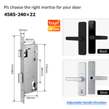 5 In 1 Tuya WiFi Smart Door Lock with Doorbell APP Remote Unlock Fingerprint Digital Lock Tombol Pintu Bilik Password Electronic Lock for Home Wooden Door