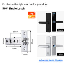 5 In 1 Tuya WiFi Smart Door Lock with Doorbell APP Remote Unlock Fingerprint Digital Lock Tombol Pintu Bilik Password Electronic Lock for Home Wooden Door