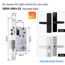 5 In 1 Tuya WiFi Smart Door Lock with Doorbell APP Remote Unlock Fingerprint Digital Lock Tombol Pintu Bilik Password Electronic Lock for Home Wooden Door