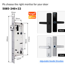 5 In 1 Tuya WiFi Smart Door Lock with Doorbell APP Remote Unlock Fingerprint Digital Lock Tombol Pintu Bilik Password Electronic Lock for Home Wooden Door