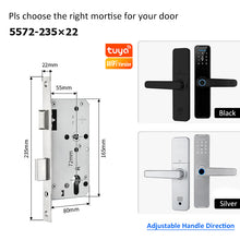 5 In 1 Tuya WiFi Smart Door Lock with Doorbell APP Remote Unlock Fingerprint Digital Lock Tombol Pintu Bilik Password Electronic Lock for Home Wooden Door