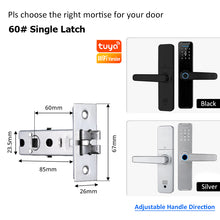5 In 1 Tuya WiFi Smart Door Lock with Doorbell APP Remote Unlock Fingerprint Digital Lock Tombol Pintu Bilik Password Electronic Lock for Home Wooden Door