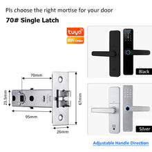 5 In 1 Tuya WiFi Smart Door Lock with Doorbell APP Remote Unlock Fingerprint Digital Lock Tombol Pintu Bilik Password Electronic Lock for Home Wooden Door