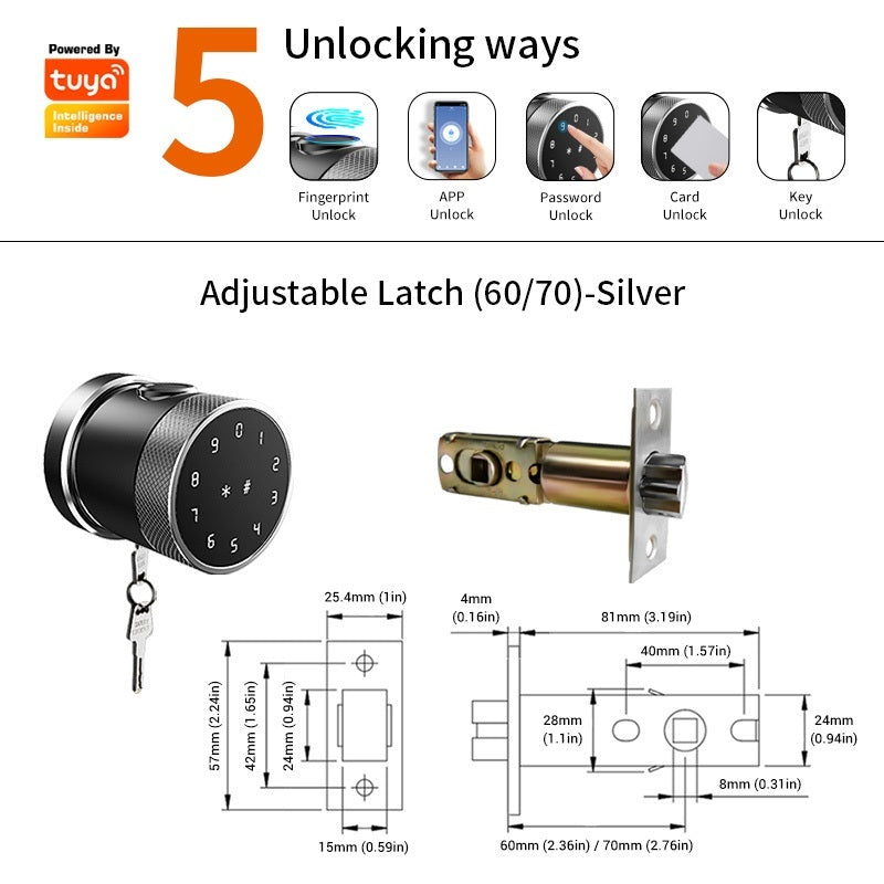 Tropernic THX1 Tuya / TTLock Bluetooth Smart Lock