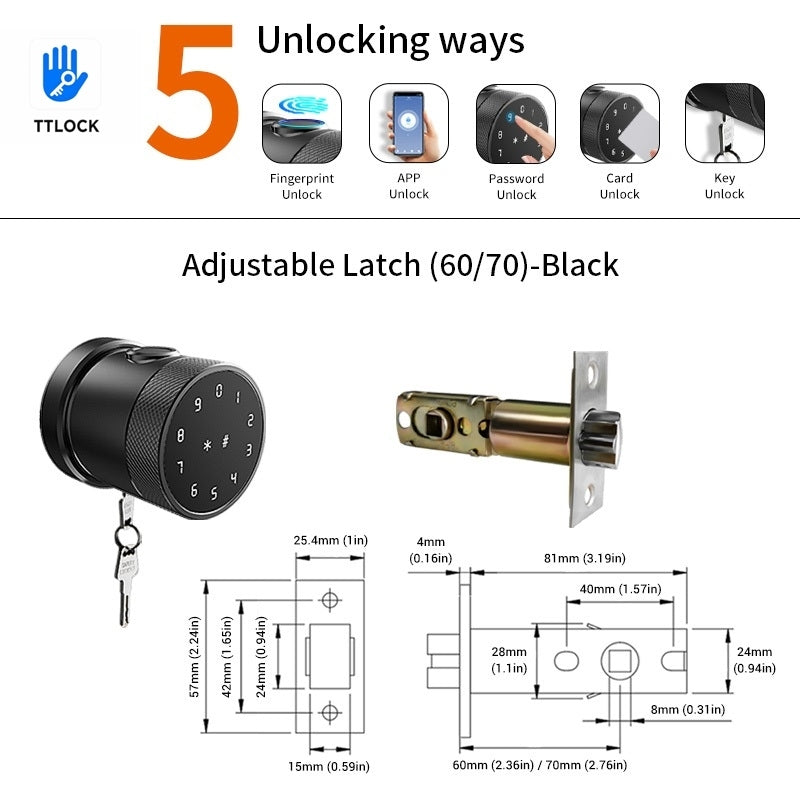 Tropernic THX1 Tuya / TTLock Bluetooth Smart Lock