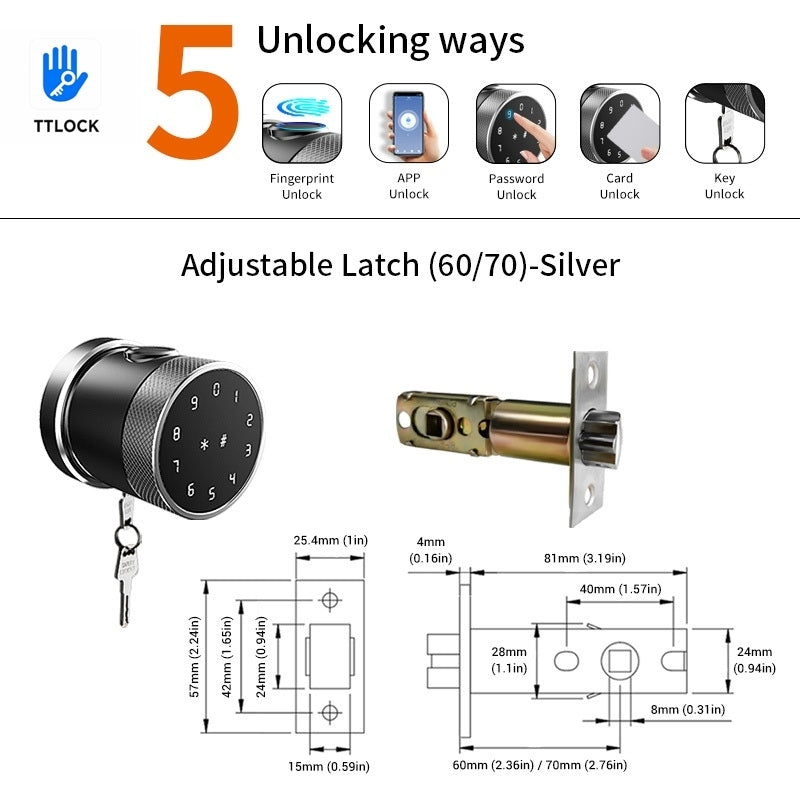 Tropernic THX1 Tuya / TTLock Bluetooth Smart Lock